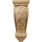 Ekena Millwork 5"W x 7"D x 14"H Large Basket Weave Corbel, Cherry CORW05X07X14BWCH - alternate 3